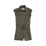 Salopette short fille fibody kaki Salopette short fille fibody kaki