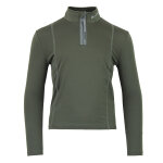 T - shirt 1�re peau demi zip ecanevi kaki