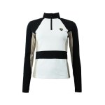 T - shirt en coton manches courtes femme anath blanc / noir