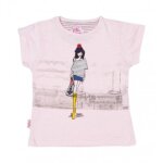 T - shirt fille fabord rose
