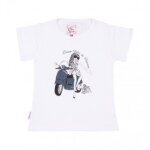 T - shirt fille fadespoli blanc