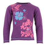 T - shirt fille frimo prune