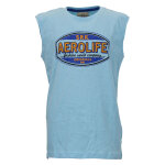 T - shirt manches courtes etor38 bleu lagon