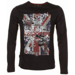 T - shirt manches longues egalant noir