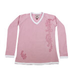 T - shirt manches longues fille fassol rose
