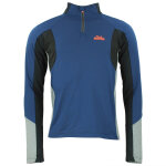 T - shirt ml 1�re peau demi zip homme cantor marine chin�
