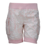Short fille foli blanc rose