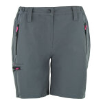 Short de randonne femme assor gris