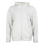 Sweat � capuche zippe femme aclapot creme