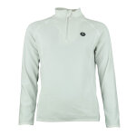 Sweat polaire demi zip femme afinor �cru