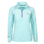 Sweat polaire femme afine turquoise