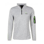 Sweat polaire homme cypa gris clair