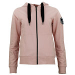 Sweat zipp  capuche femme aclara rose