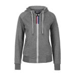 Sweat zippé à capuche femme andore gris Sweat zippé à capuche femme andore gris