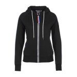 Sweat zipp  capuche femme andore noir