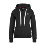 Sweat zipp  capuche femme apilot noir