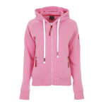 Sweat zipp  capuche femme auvy rose