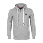 Sweat zipp  capuche homme copilot gris chin