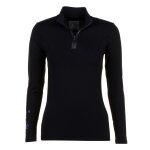 Top technique femme aneli noir / bleu