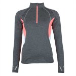 Top technique femme ankora gris / corail