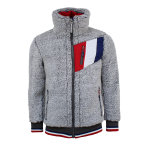Veste polaire homme corneille gris