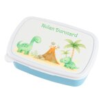 Ocadeau boite repas bleue dinosaure personnalise