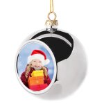 Ocadeau boule de nol argente