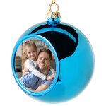 Ocadeau boule de nol bleue