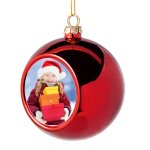 Ocadeau boule de nol rouge