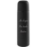 Ocadeau bouteille thermos noir grave