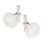 Ocadeau boutons manchette rond gravs