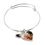 Ocadeau bracelet coeur photo fantaisie