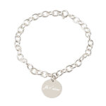 Ocadeau bracelet mdaillon argent