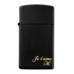 Ocadeau briquet zippo noir slim grav