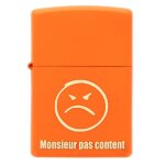 Ocadeau briquet zippo orange grav
