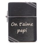 Ocadeau briquet zippo replica 1935 slash grav