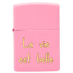 Ocadeau briquet zippo rose grav