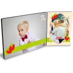 Ocadeau cadre volet fraise 2 photos Ocadeau cadre volet fraise 2 photos