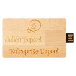 Ocadeau carte usb bois grave