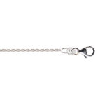 Ocadeau chaine corde 50cm en argent