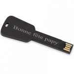 Ocadeau cl usb design noir grave