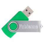 Ocadeau clé usb twister verte gravée Ocadeau clé usb twister verte gravée
