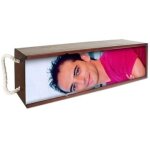 Ocadeau coffret bois bouteille photo