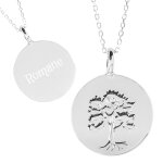 Ocadeau collier arbre de vie relief argent