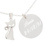 Ocadeau collier chat grav