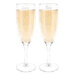 Ocadeau duo de flûtes à champagne couple minimaliste Ocadeau duo de flûtes à champagne couple minimaliste