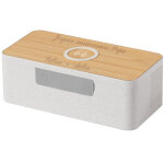 Ocadeau enceinte chargeur bois grave