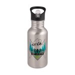 Ocadeau gourde sport acier grise