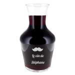 Ocadeau grande carafe en verre grave