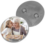 Ocadeau magnet rond mtal photo